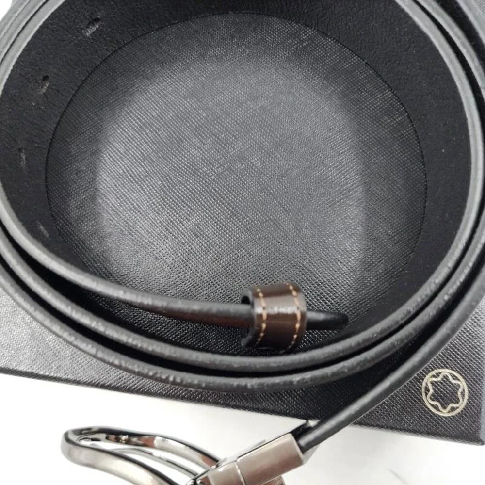 Tommy Bahama Reversible Pebbled Leather Belt Men's XL 42-44 Black/Brown